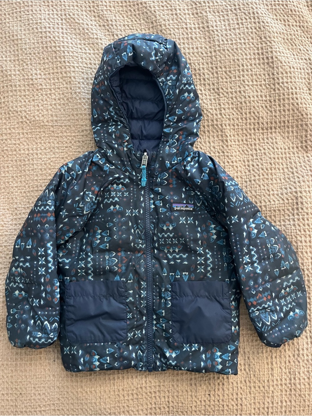Patagonia Kids Reversible Down Sweater Hoody